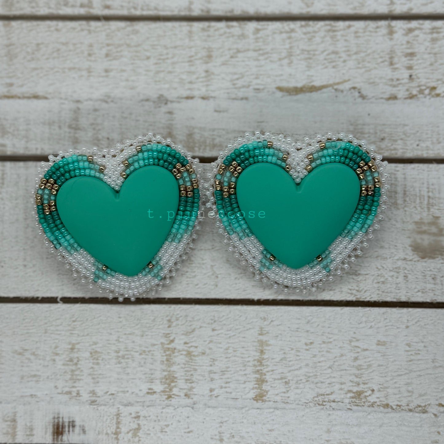 Teal Hearts