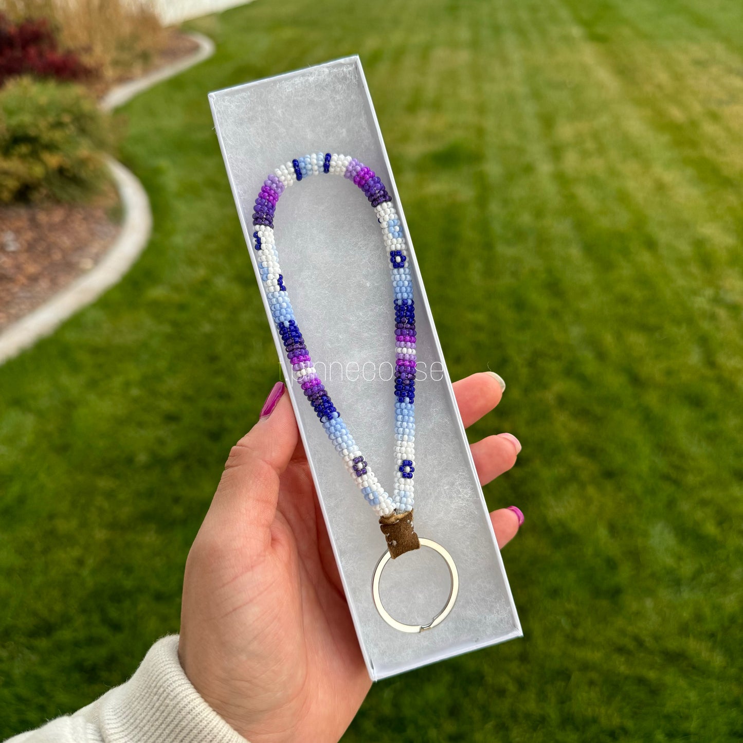 Purple/Blue Keychain